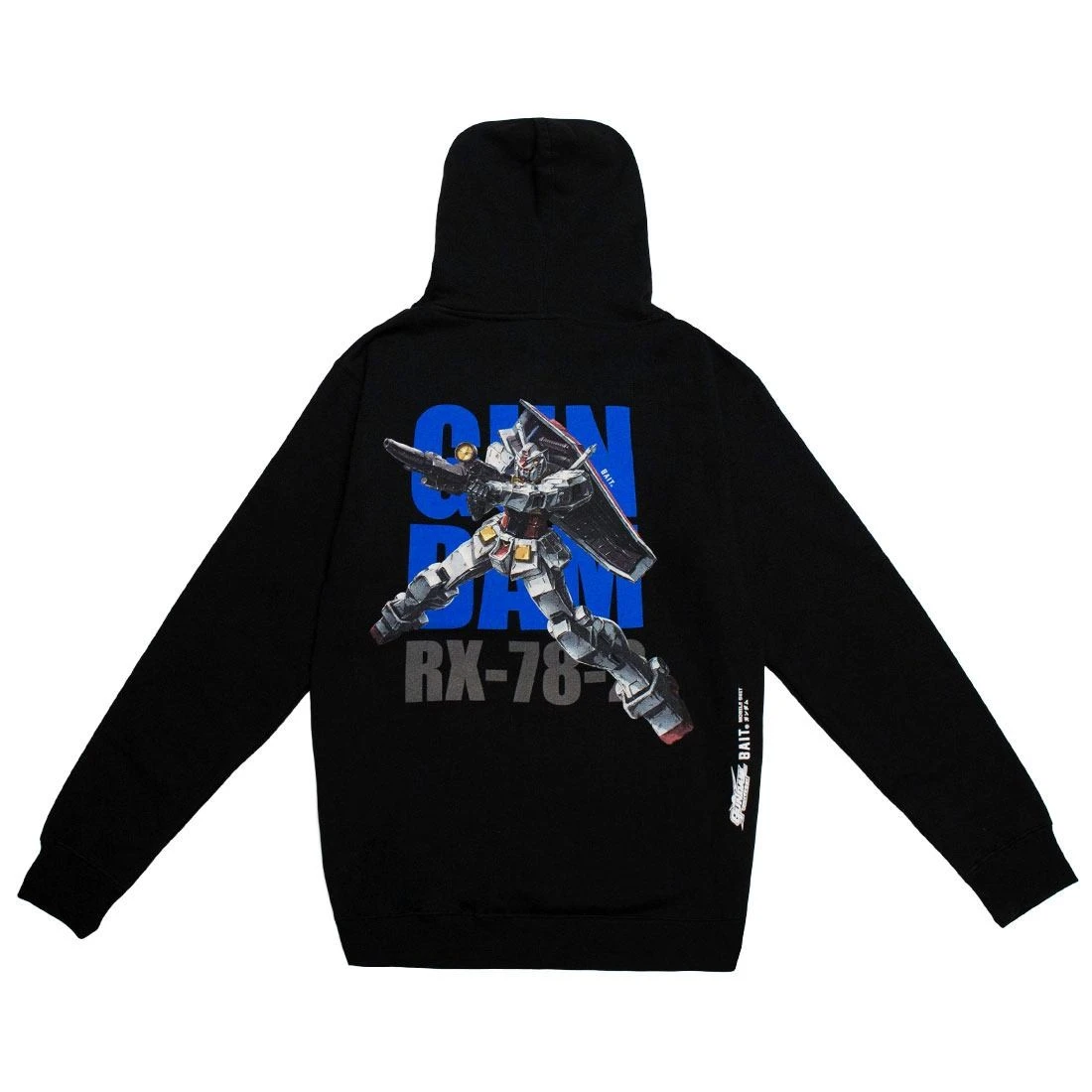 BAIT X Gundam Universe Men RX-78-2 Gundam Hoody (black) 3 BAIT X Gundam Universe Men RX-78-2 Gundam Hoody (black) - Image 3