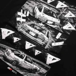 BAIT X Initial D Men How To Drift Hoody (black) -Marvia Wear Sales Store baini2h2drbkhd 4