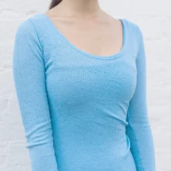 BAIT Women Body Con Dress With Inner Slip - Made In LA (blue / Baby Blue) -Marvia Wear Sales Store bait womens 5046 1