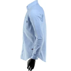 BAIT Oxford Long Sleeve Shirt (blue) -Marvia Wear Sales Store balslvshlblu thum3 45610