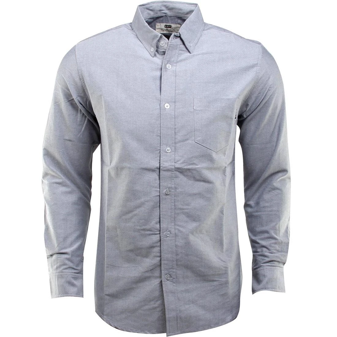 BAIT Oxford Long Sleeve Shirt (gray) 3 BAIT Oxford Long Sleeve Shirt (gray) - Image 3