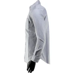 BAIT Oxford Long Sleeve Shirt (gray) 10 BAIT Oxford Long Sleeve Shirt (gray) -Marvia Wear Sales Store balslvshlgry thum3 45612