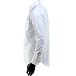 BAIT Oxford Long Sleeve Shirt (white) -Marvia Wear Sales Store balslvshlwht thum3 45611