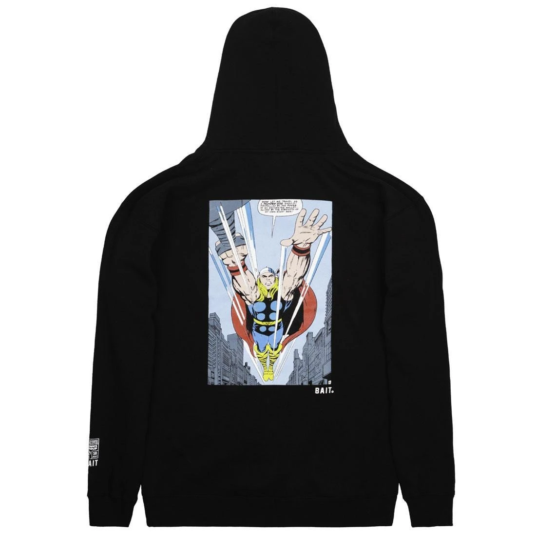 BAIT X Marvel Comics Men Thor Hoody (black) 2 BAIT X Marvel Comics Men Thor Hoody (black) - Image 2