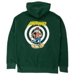 BAIT X Punk Drunkers Men Skateboard Hoody (green) 6 BAIT X Punk Drunkers Men Skateboard Hoody (green) -Marvia Wear Sales Store bapdskatehdygrn 3