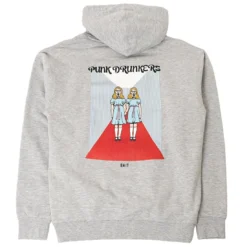 BAIT X Punk Drunkers Men Twins Hoody (gray) -Marvia Wear Sales Store bapdtwinshdygry 3
