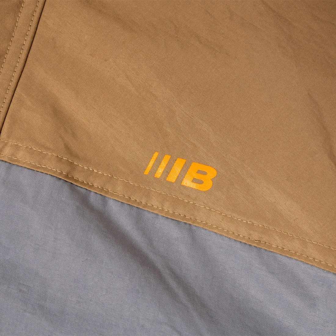 BAIT Men Rain Jacket (tan / Orange) 2 BAIT Men Rain Jacket (tan / Orange) - Image 2