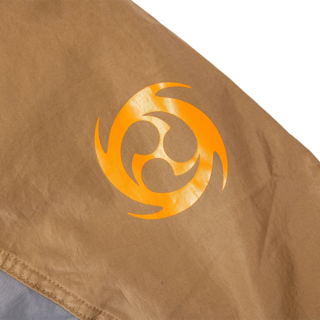 BAIT Men Rain Jacket (tan / Orange) 3 BAIT Men Rain Jacket (tan / Orange) - Image 3