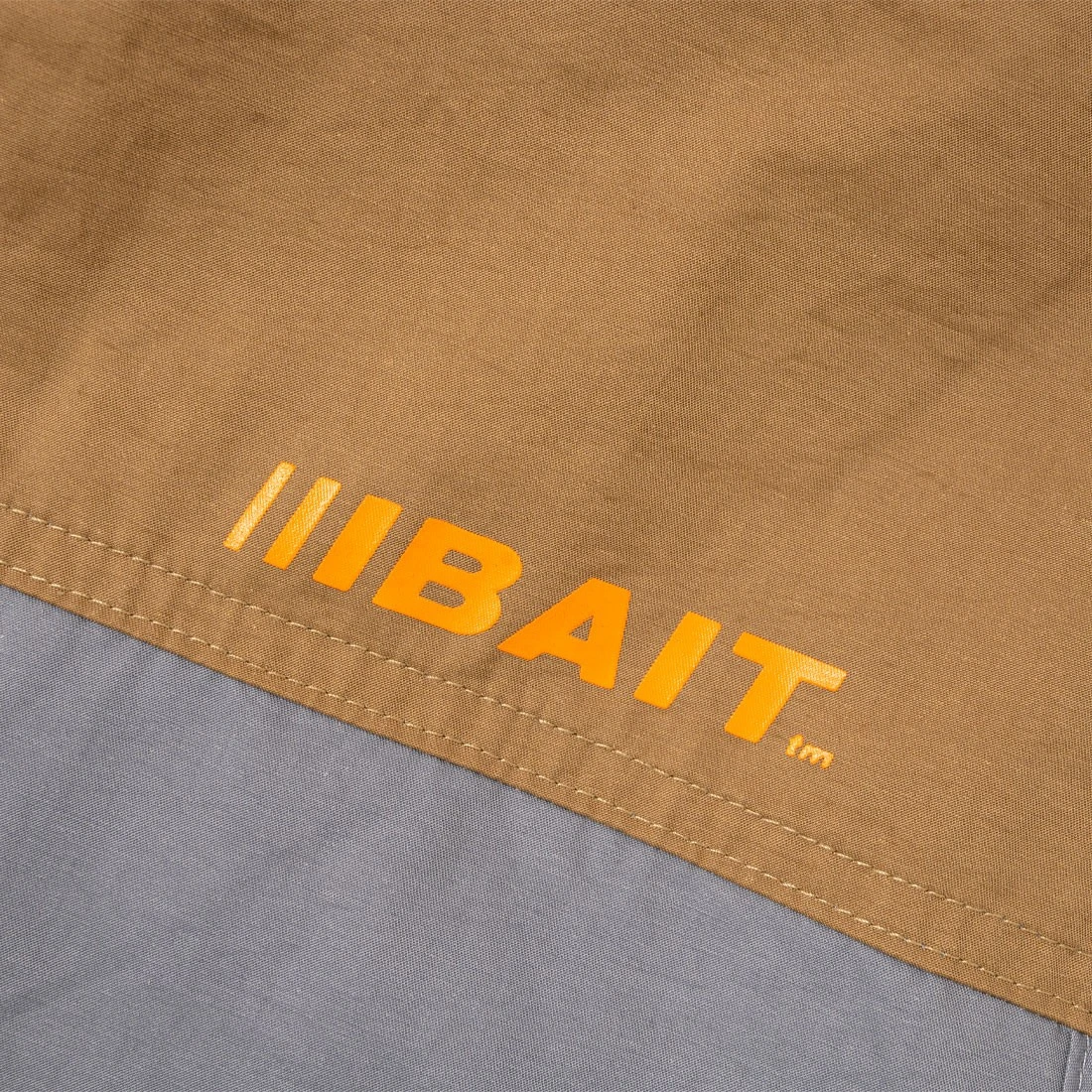 BAIT Men Rain Jacket (tan / Orange) 5 BAIT Men Rain Jacket (tan / Orange) - Image 5