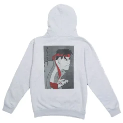 BAIT X Street Fighter X Kidokyo Men Ryu Hoody (gray / Heather) -Marvia Wear Sales Store basfkidryuhdygr 3