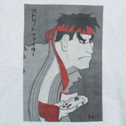 BAIT X Street Fighter X Kidokyo Men Ryu Hoody (gray / Heather) -Marvia Wear Sales Store basfkidryuhdygr 4