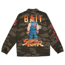 BAIT X Street Fighter Men Akuma Stance Jacket (camo) 6 BAIT X Street Fighter Men Akuma Stance Jacket (camo) -Marvia Wear Sales Store basfkumcoachcam 3