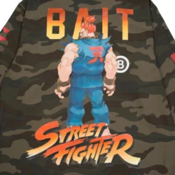 BAIT X Street Fighter Men Akuma Stance Jacket (camo) 7 BAIT X Street Fighter Men Akuma Stance Jacket (camo) -Marvia Wear Sales Store basfkumcoachcam 4