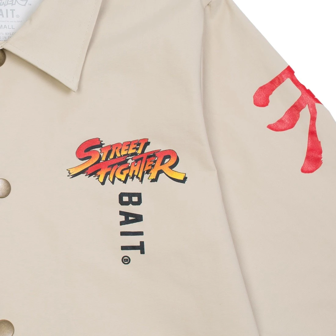 BAIT X Street Fighter Men Akuma Stance Jacket (sand) 2 BAIT X Street Fighter Men Akuma Stance Jacket (sand) - Image 2