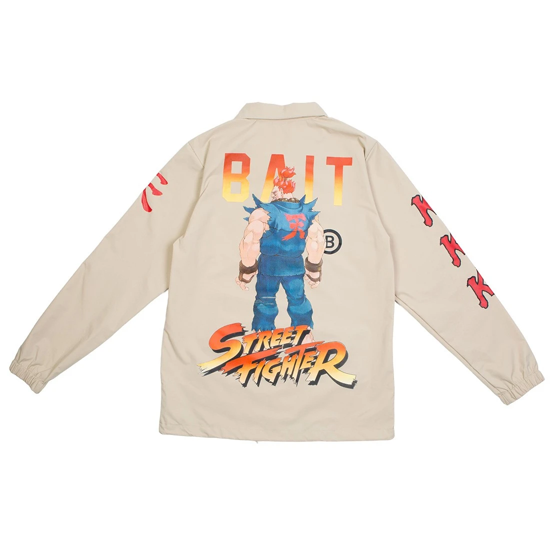 BAIT X Street Fighter Men Akuma Stance Jacket (sand) 3 BAIT X Street Fighter Men Akuma Stance Jacket (sand) - Image 3