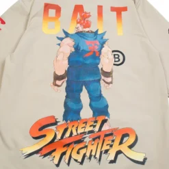 BAIT X Street Fighter Men Akuma Stance Jacket (sand) 7 BAIT X Street Fighter Men Akuma Stance Jacket (sand) -Marvia Wear Sales Store basfkumcoachsan 4 1