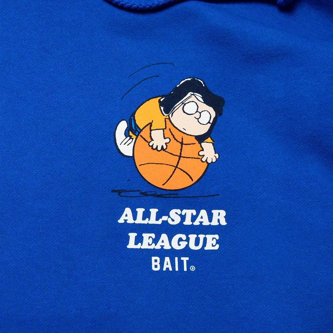 BAIT X Snoopy Men Neighborhood League Hoody (blue / Royal) 2 BAIT X Snoopy Men Neighborhood League Hoody (blue / Royal) - Image 2