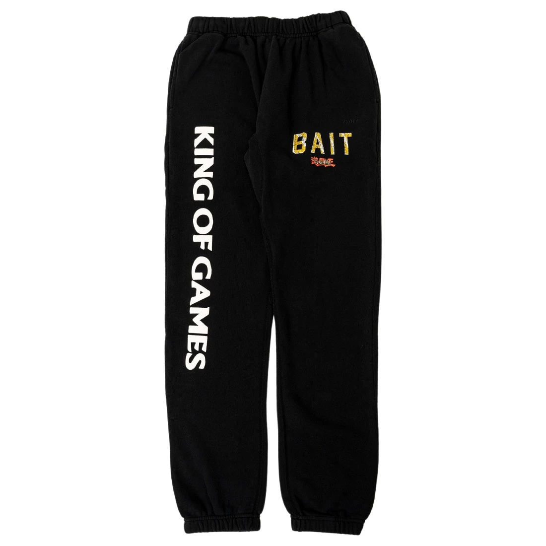 BAIT X Yu Gi Oh Men Bait King Of Games Sweat Pants (black) 1 BAIT X Yu Gi Oh Men Bait King Of Games Sweat Pants (black)
