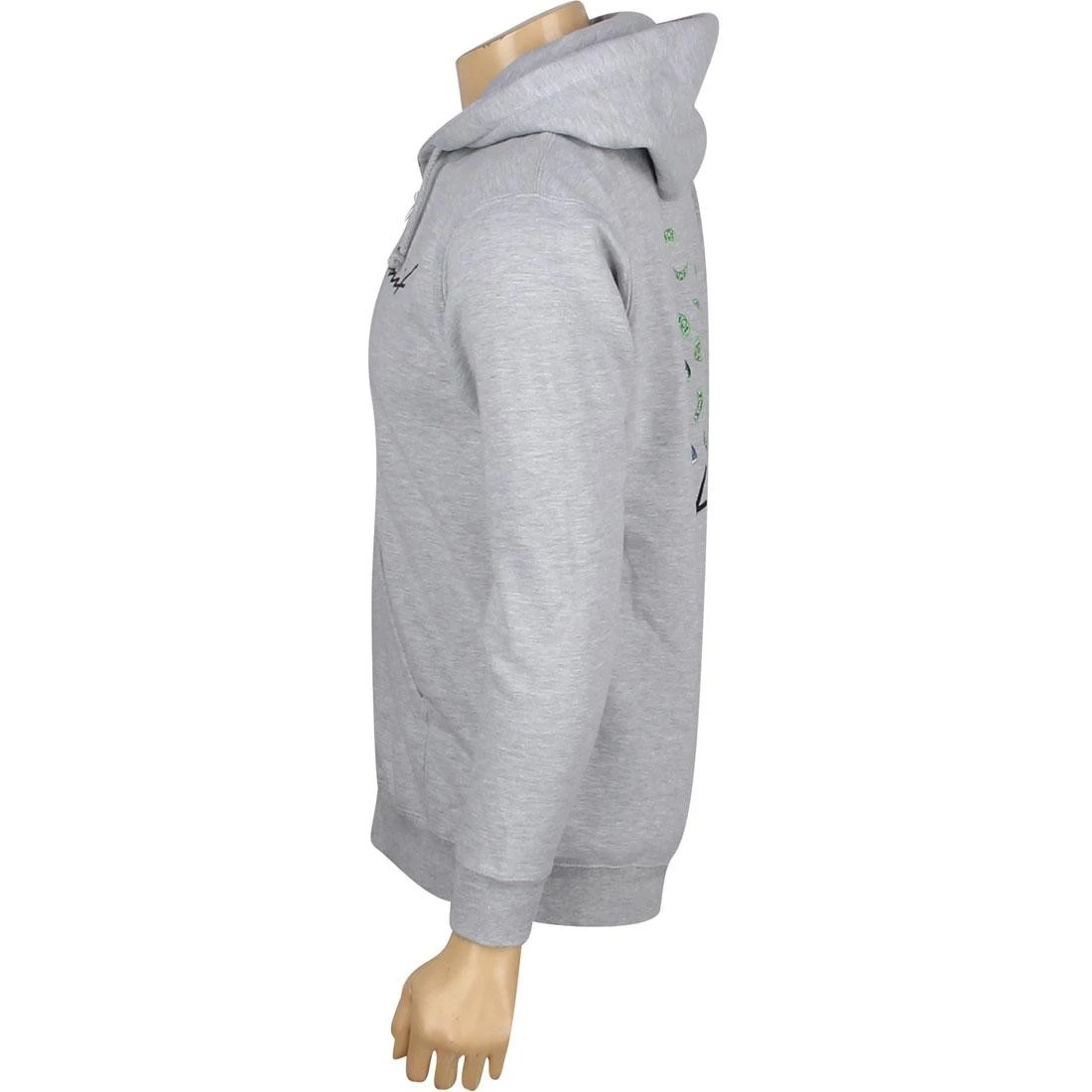 BAIT X SpongeBob Patrick Zip Hoody (gray / Heather) 3 BAIT X SpongeBob Patrick Zip Hoody (gray / Heather) - Image 3