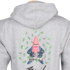 BAIT X SpongeBob Patrick Zip Hoody (gray / Heather) 8 BAIT X SpongeBob Patrick Zip Hoody (gray / Heather) -Marvia Wear Sales Store bazhpatrckv1gry thum5 44104