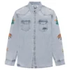 Billionaire Boys Club Men Hillside Long Sleeve Shirt (blue / Denim)