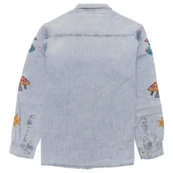 Billionaire Boys Club Men Hillside Long Sleeve Shirt (blue / Denim) 6 Billionaire Boys Club Men Hillside Long Sleeve Shirt (blue / Denim) -Marvia Wear Sales Store bb8111600inf 3
