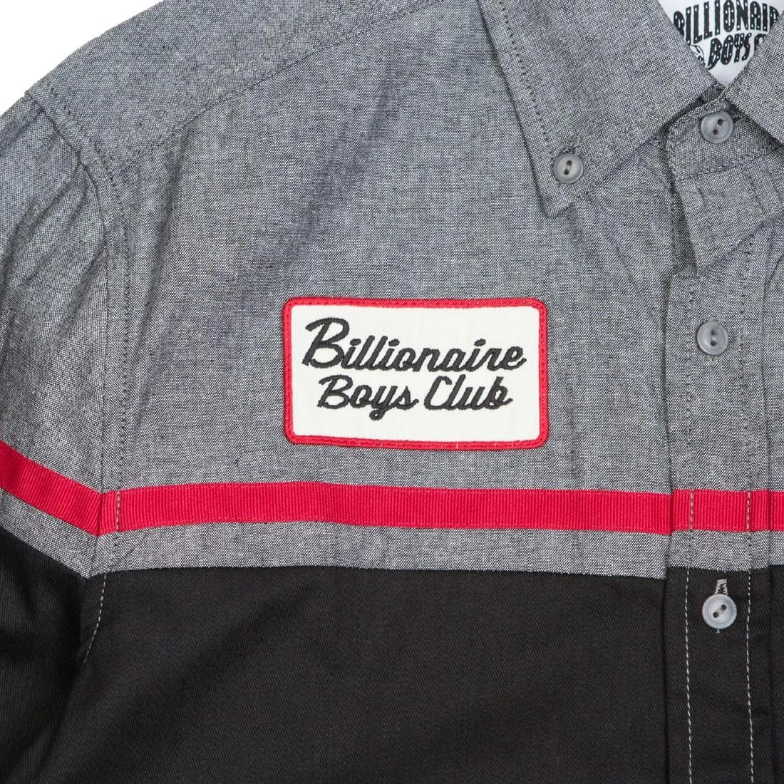 Billionaire Boys Club Men Service Bay Long Sleeve Woven Shirt (gray / Chambray) 3 Billionaire Boys Club Men Service Bay Long Sleeve Woven Shirt (gray / Chambray) - Image 3