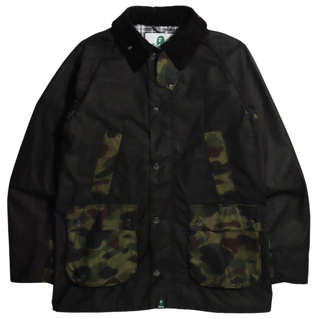 Barbour X A Bathing Ape Men Camo Bedale Wax Jacket (camo) 1 Barbour X A Bathing Ape Men Camo Bedale Wax Jacket (camo)