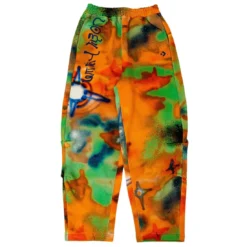 Converse X Come Tees Men Shapes Wide Leg Pants (orange / Celestial)