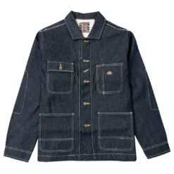 Dickies Men 100 Year Denim Chore Coat (blue / Indigo)