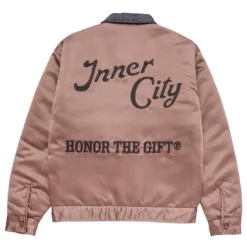 Honor The Gift Men Neighborhood Jacket (brown / Hickory) 11 Honor The Gift Men Neighborhood Jacket (brown / Hickory) -Marvia Wear Sales Store hgg220161hick 2