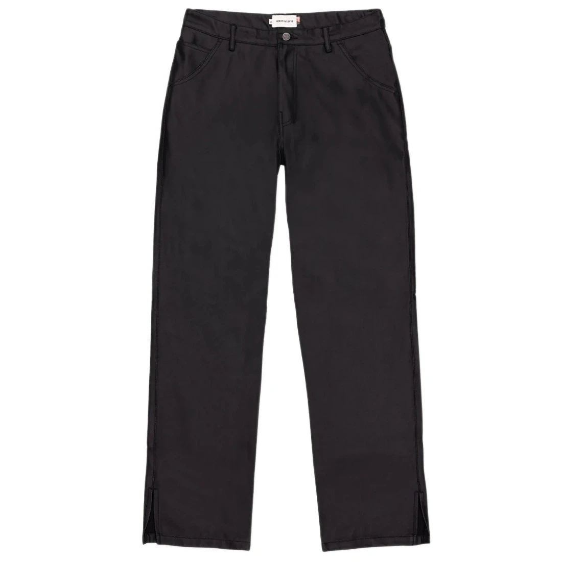 Honor The Gift Men Wax Denim Pants (black) 1 Honor The Gift Men Wax Denim Pants (black)