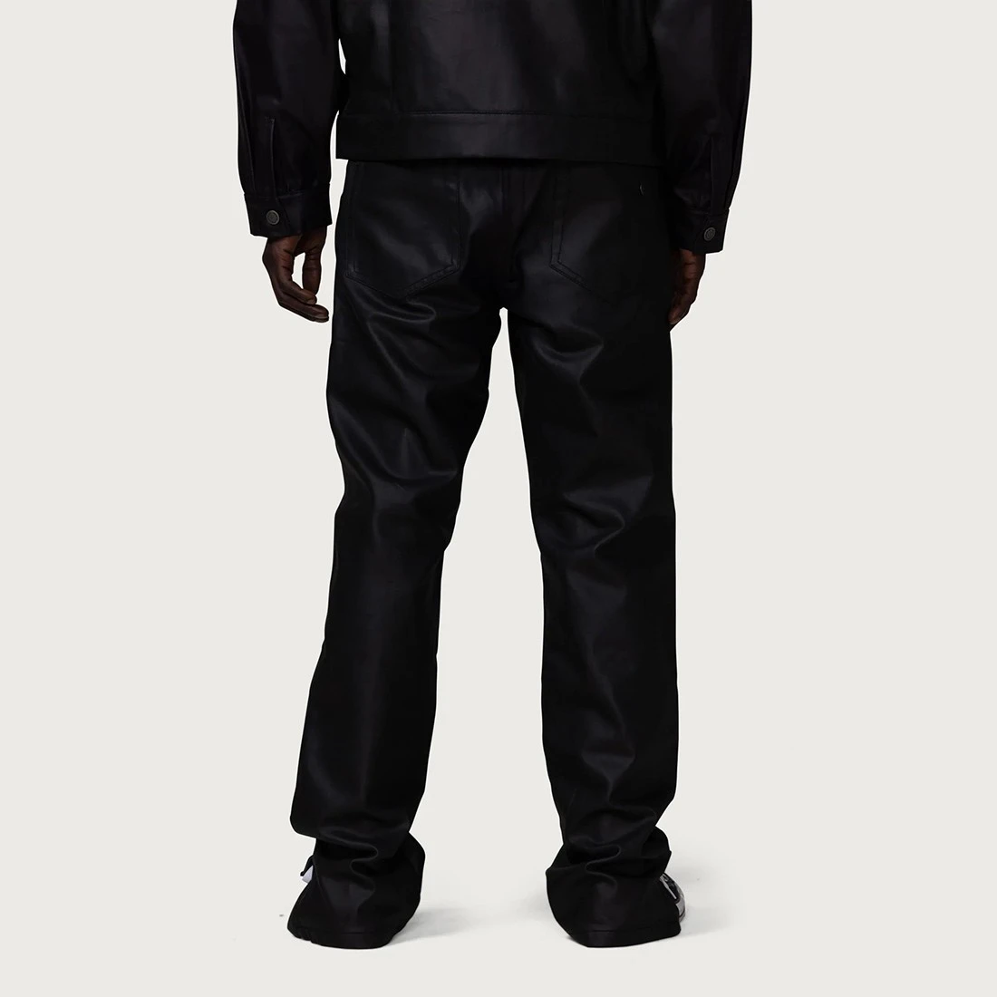 Honor The Gift Men Wax Denim Pants (black) 7 Honor The Gift Men Wax Denim Pants (black) - Image 7