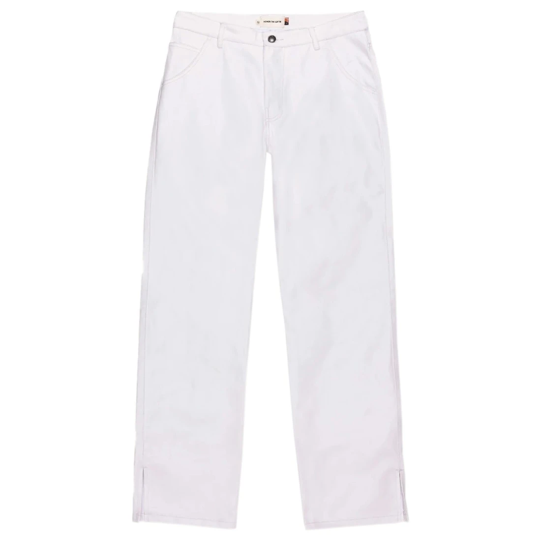 Honor The Gift Men Wax Denim Pants (white) 1 Honor The Gift Men Wax Denim Pants (white)