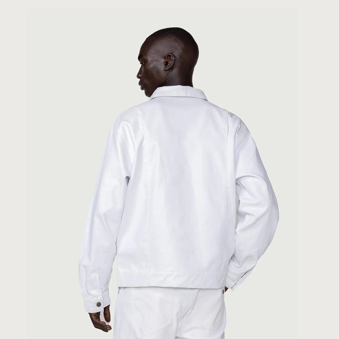 Honor The Gift Men Wax Denim Pants (white) 9 Honor The Gift Men Wax Denim Pants (white) - Image 9