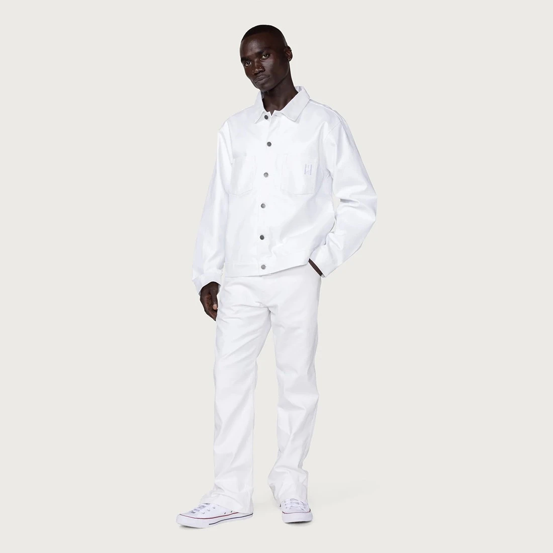 Honor The Gift Men Wax Denim Pants (white) 5 Honor The Gift Men Wax Denim Pants (white) - Image 5