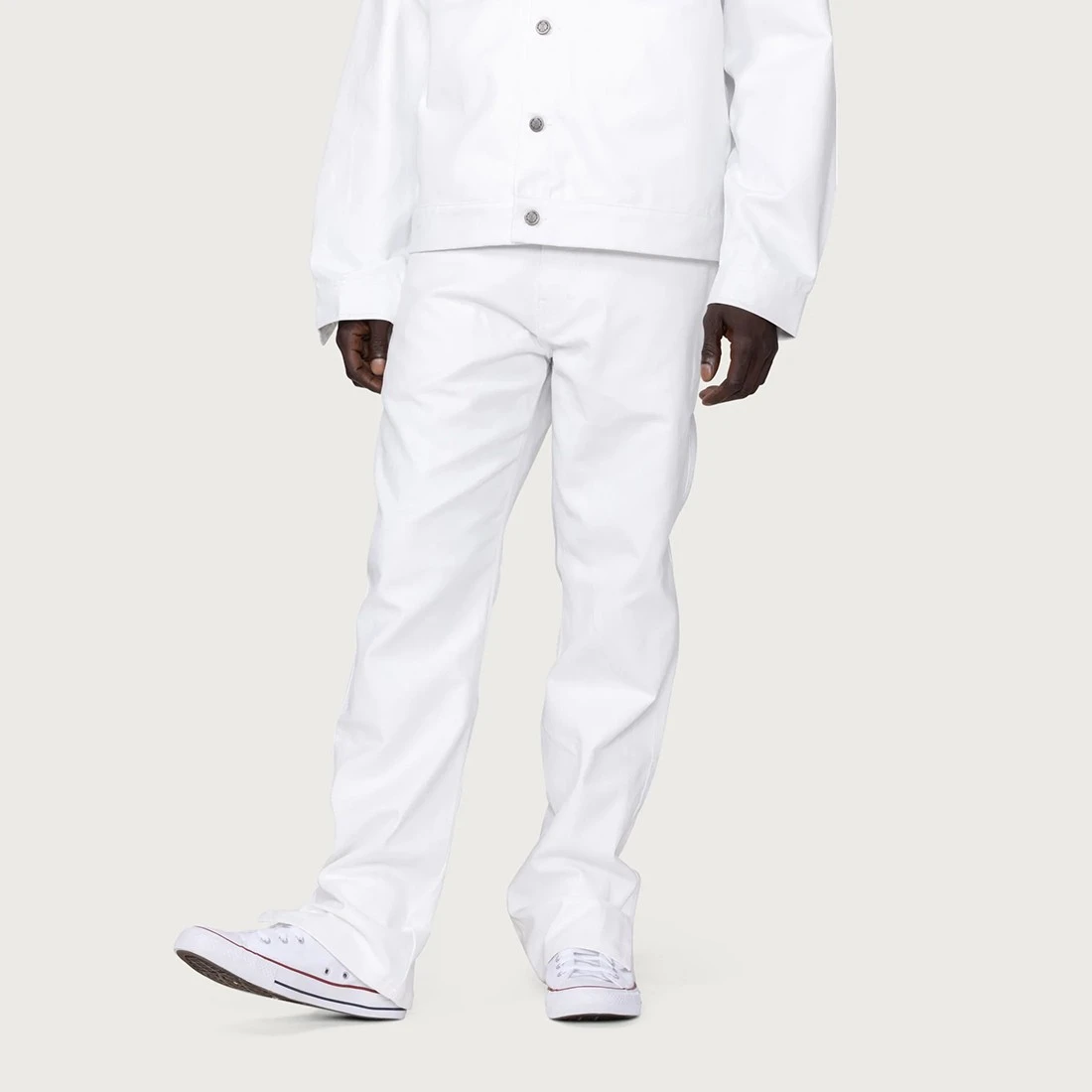 Honor The Gift Men Wax Denim Pants (white) 6 Honor The Gift Men Wax Denim Pants (white) - Image 6