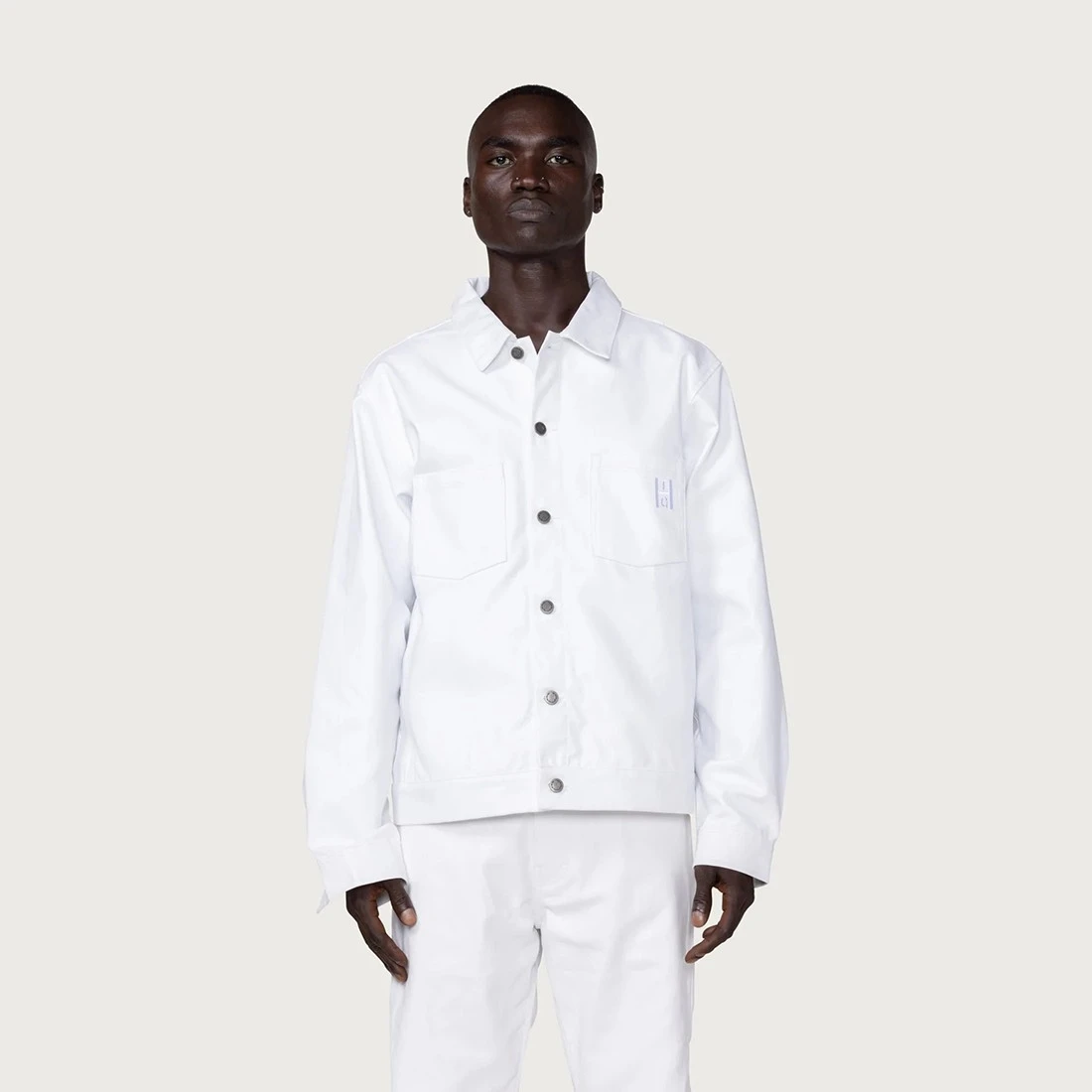 Honor The Gift Men Wax Denim Pants (white) 8 Honor The Gift Men Wax Denim Pants (white) - Image 8