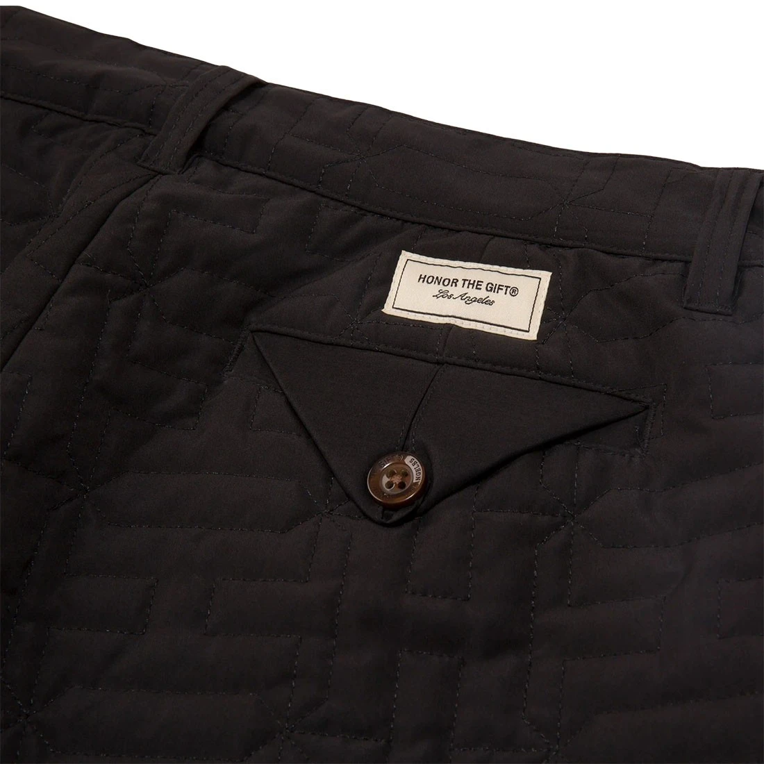 Honor The Gift Men H Quilted Pants (black) 6 Honor The Gift Men H Quilted Pants (black) - Image 6