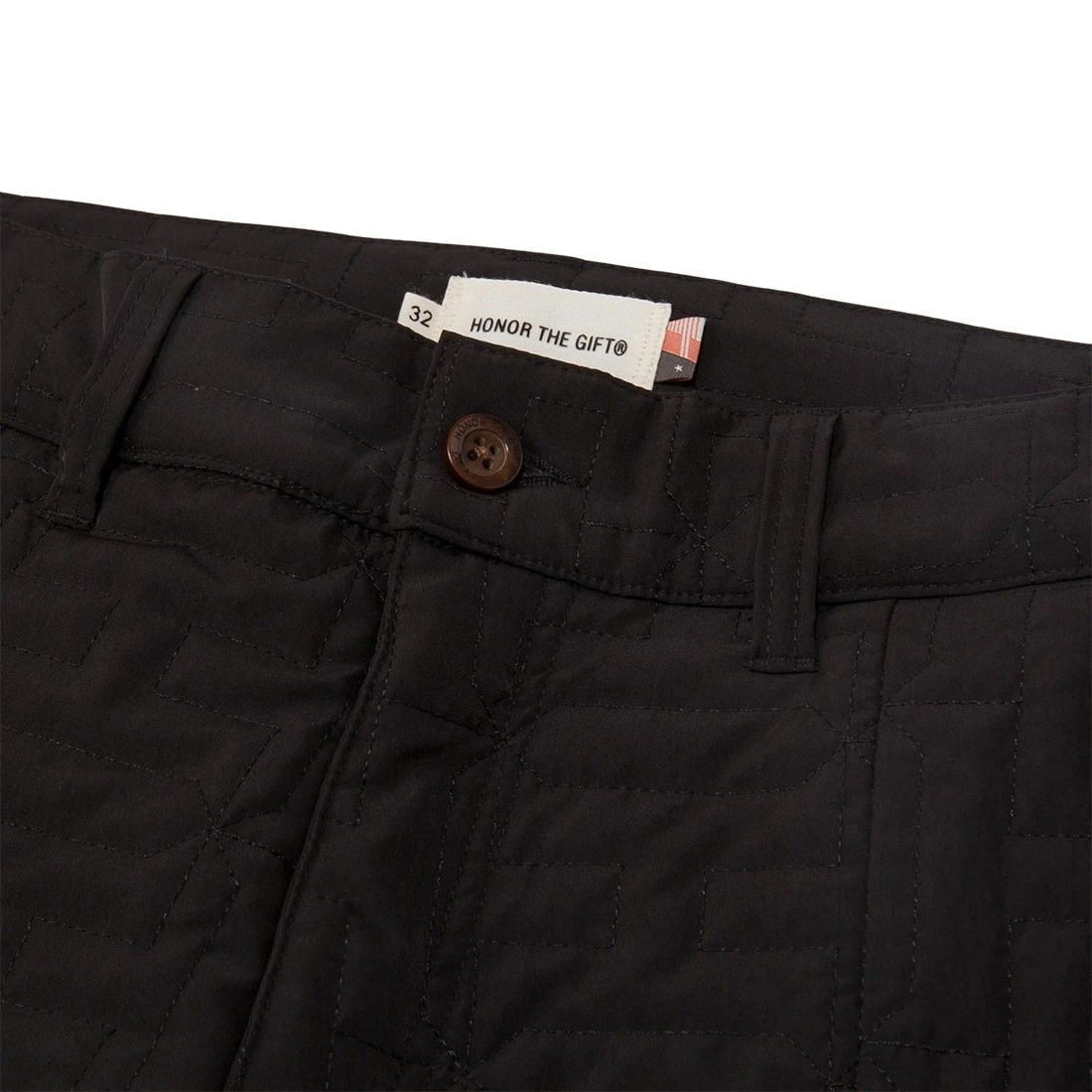 Honor The Gift Men H Quilted Pants (black) 2 Honor The Gift Men H Quilted Pants (black) - Image 2