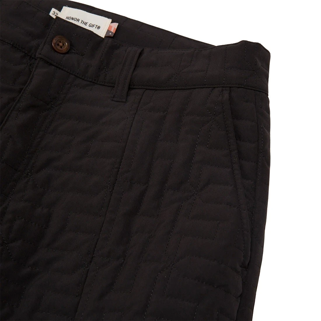 Honor The Gift Men H Quilted Pants (black) 3 Honor The Gift Men H Quilted Pants (black) - Image 3