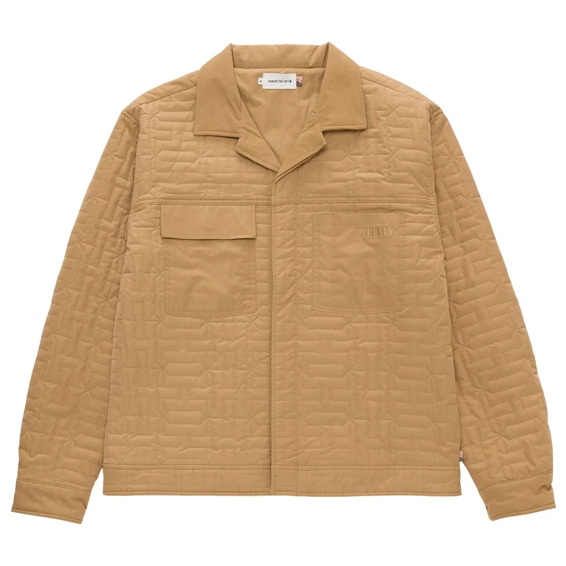 Honor The Gift Men H Quilted Jacket (khaki) 1 Honor The Gift Men H Quilted Jacket (khaki)