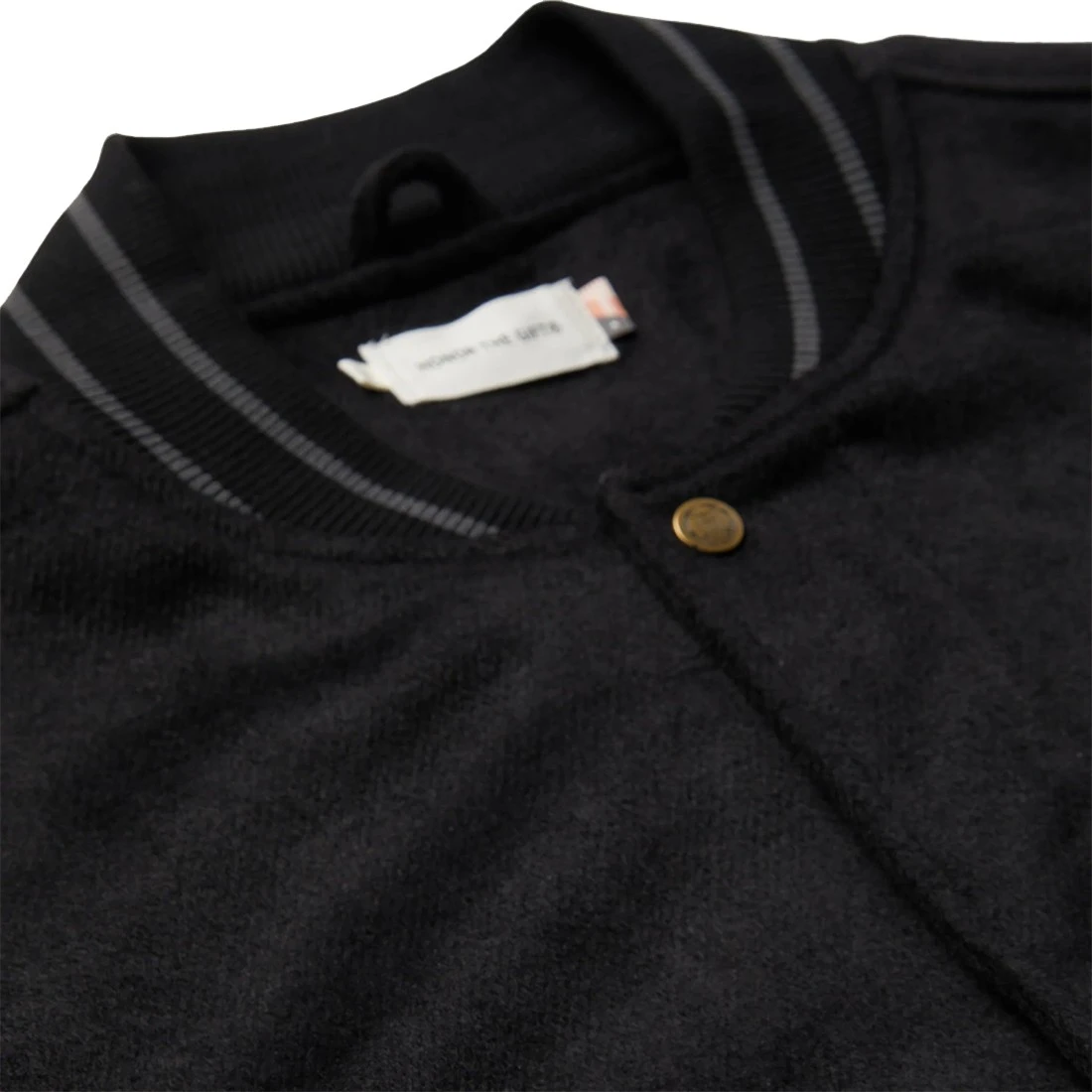 Honor The Gift Men Letterman Jacket (black) 2 Honor The Gift Men Letterman Jacket (black) - Image 2