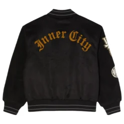 Honor The Gift Men Letterman Jacket (black) 14 Honor The Gift Men Letterman Jacket (black) -Marvia Wear Sales Store hghtg220363blk 6