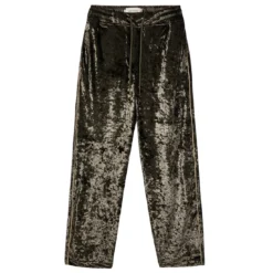 Honor The Gift Women Velvet PJ Pants (black) -Marvia Wear Sales Store hgwg220310blk 3