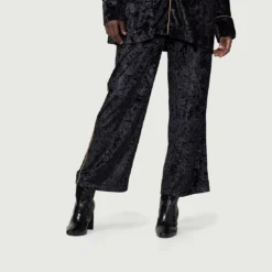 Honor The Gift Women Velvet PJ Pants (black) -Marvia Wear Sales Store hgwg220310blk 6