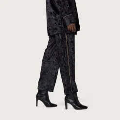 Honor The Gift Women Velvet PJ Pants (black) -Marvia Wear Sales Store hgwg220310blk 7