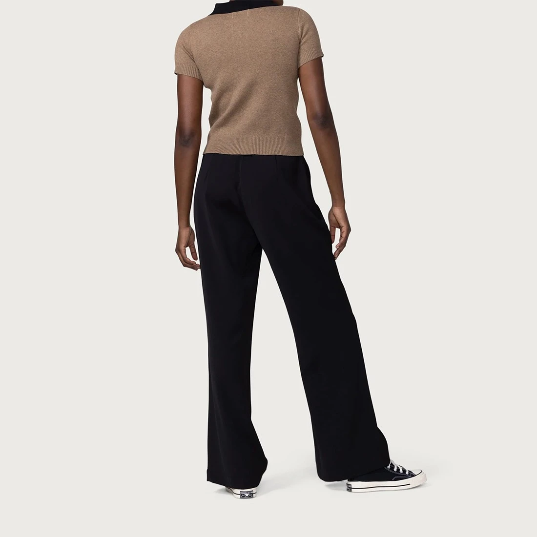 Honor The Gift Women Bell Trouser Pants (black) 4 Honor The Gift Women Bell Trouser Pants (black) - Image 4