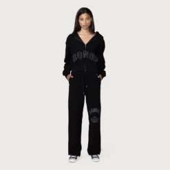 Honor The Gift Women Reversed Honoree Zip Up Hoody (black) -Marvia Wear Sales Store hgwg220451blk 6