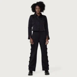 Honor The Gift Women Cadet Top (black) -Marvia Wear Sales Store hgwg230130blk 3